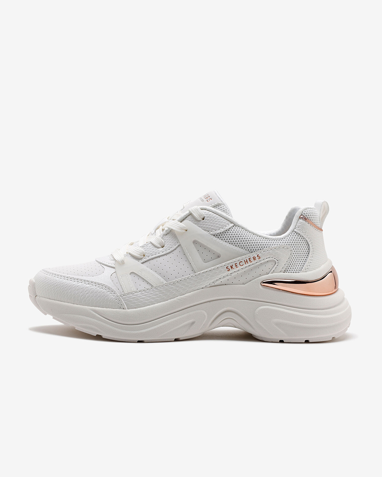 Skechers beyaz sneaker hot sale